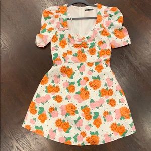 zara floral dress